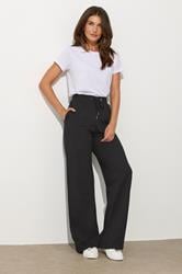 LTS Tall 2 PACK Black Basic Wide Leg Joggers | Long Tall Sally 4