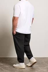 BadRhino Big & Tall Black Worldwide Print Joggers | BadRhino 3