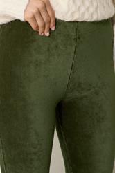 LTS Tall Khaki Green Cord Kick Flare Leggings | Long Tall Sally 4
