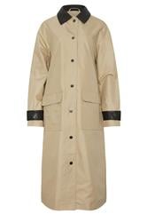 LTS Tall Stone Brown Longline Car Coat | Long Tall Sally 6