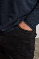 BadRhino Big & Tall Black Straight Leg Stretch Jeans | BadRhino 5