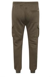 D555 Big & Tall Khaki Green Cargo Cuffed Joggers | BadRhino 5