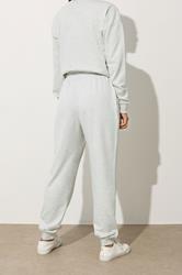 LTS Tall Light Grey Cuffed Drawstring Joggers | Long Tall Sally 3