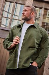 BadRhino Khaki Green Overshirt 1