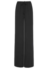 LTS Black Wide Leg Twill Trousers | Long Tall Sally 6