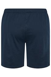 BadRhino Big & Tall Navy Blue Lightweight Lounge Shorts | BadRhino 2