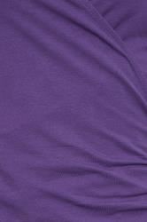 LTS Tall Women's Purple Jersey Wrap Top | Long Tall Sally 5
