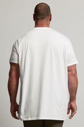 BadRhino Big & Tall 5 PACK White Extra Long Core T-Shirts | BadRhino 4
