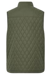 BadRhino Big & Tall Khaki Green Diamond Quilted Gilet | BadRhino 8