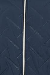 D555 Big & Tall Navy Blue Quilted Padded Jacket | BadRhino 3