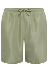 BadRhino Big & Tall Sage Green Swim Shorts