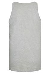BadRhino Big & Tall Grey Marl Extra Long Plain Vest Top | BadRhino 6
