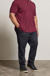 BadRhino Navy Blue Elasticated Waist Chinos | BadRhino 1