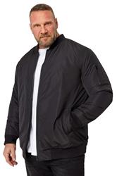 BadRhino Big & Tall Black Zip Bomber Jacket | BadRhino 7