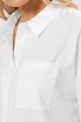 LTS Tall White Plain Cotton Shirt | Long Tall Sally 4
