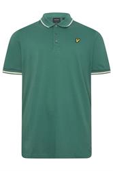 LYLE & SCOTT Big & Tall Everglade Green Tipped Polo Shirt