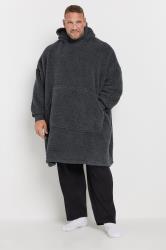 BadRhino Big & Tall Charcoal Grey Blanket Hoodie | BadRhino 2