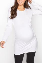 LTS 2 PACK Maternity Black & White Long Sleeve T-Shirt | Long Tall Sally 2