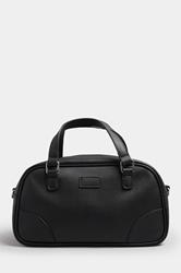 Black Faux Leather Cross Body Bag | Yours Clothing 4