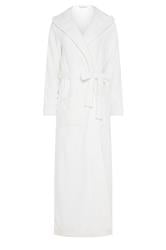 LTS Tall White Super Soft Fleece Maxi Dressing Gown | Long Tall Sally 5