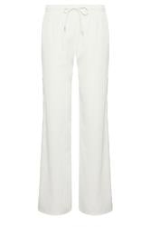 LTS Tall Women's Ivory White Side Stripe Wide Leg Trousers | Long Tall Sally 6
