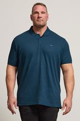 BadRhino Big & Tall 5 PACK Navy Blue & Light Blue Polo Shirts | BadRhino 2