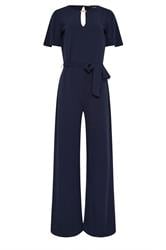 LTS Tall Navy Blue Keyhole Jumpsuit | Long Tall Sally 5
