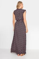 LTS Tall Women's Black Ditsy Floral Frill Maxi Dress | Long Tall Sally 3