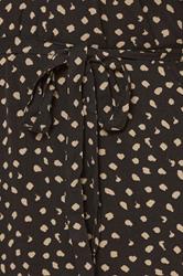 LTS Tall Women's Black Spot Print Midaxi Dress | Long Tall Sally 4