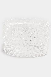 Silver Tone Filigree Leaf Stretch Bracelet | Yours Clothing 2