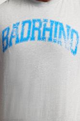 BadRhino Big & Tall Grey Distressed Graphic T-Shirt | BadRhino 5