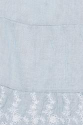 LTS Tall Light Blue Broderie Anglaise Cami Pyjama Top | Long Tall Sally 6