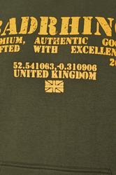 BadRhino Big & Tall Khaki Green Military Print Hoodie | BadRhino 8