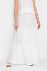 LTS Tall White Tiered Maxi Skirt | Long Tall Sally 1