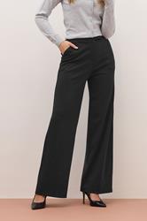 LTS PREMIUM Tall Black Tailored Wide Leg Trousers | Long Tall Sally 2