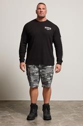 BadRhino Big & Tall Grey Camo Cargo Shorts | BadRhino 2