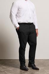 BadRhino Black Plain Suit Trousers | BadRhino 2