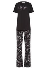 LTS Tall Women's Black Celestial Print Pyjama Set | Long Tall Sally 5