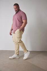 BadRhino Beige Brown Stretch Cargo Trousers | BadRhino 1