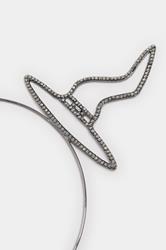 Silver Witch Hat Novelty Halloween Headband | Yours Clothing 2