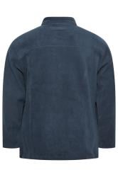 KAM Big & Tall Navy Blue Fleece Jacket | BadRhino 3
