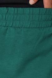 LTS Tall Green Jersey Fitted Straight Leg Joggers | Long Tall Sally 4