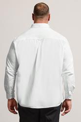 BadRhino Big & Tall 2 PACK White Long Sleeve Poplin Shirts | BadRhino 5