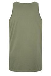 BadRhino Big & Tall 3 PACK Green/Blue/Brown Plain Vest Tops | BadRhino 8