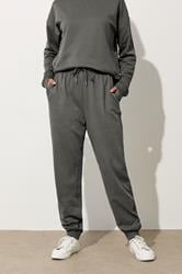 LTS Tall Charcoal Grey Cuffed Joggers | Long Tall Sally 2