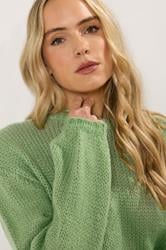 LTS Tall Green Balloon Sleeve Jumper | Long Tall Sally  4