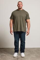 BadRhino Big & Tall Ink Blue Straight Leg Stretch Jeans | BadRhino 2