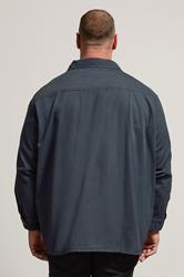 BadRhino Big & Tall Navy Blue Overshirt | BadRhino 3