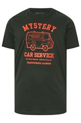 BadRhino Big & Tall Ebony Grey Scooby Doo Graphic T-Shirt | BadRhino 5
