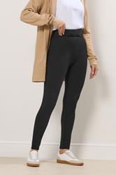 LTS Tall Black Fold Over Leggings | Long Tall Sally 2